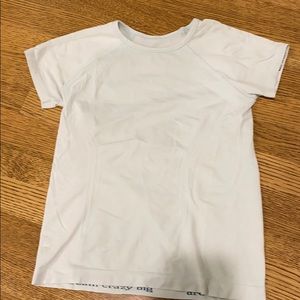 athleta girl light blue shirt